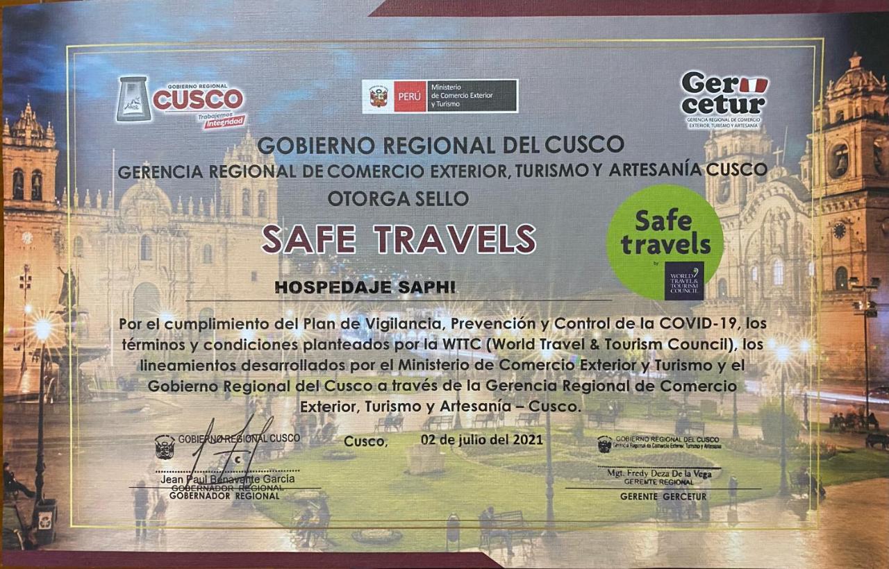 Saphi Inn Cusco - Excelente Ubicacion מראה חיצוני תמונה